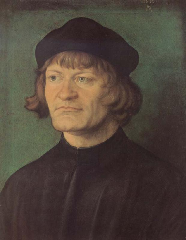 Albrecht Durer Portrait of a Clergyman oil painting image
